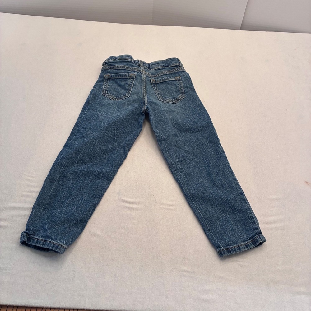 Cat & Jack Boys Ankle Straight Jeans Medium Wash Stretch Denim Size 6